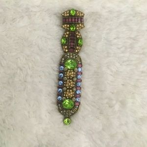 LaVintage Antique Custom Swarovski Brooch Pin